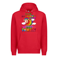Red I am the rainbow sheep of the family Premium Hoodie - FaDigitalArtStudio