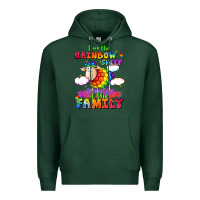 Sports Green I am the rainbow sheep of the family Premium Hoodie - FaDigitalArtStudio