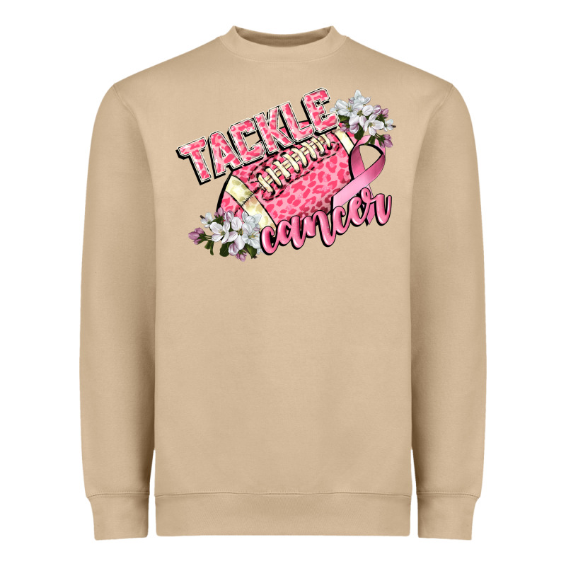 Tackle Cancer Heavyweight Sweatshirt by CowGirlArtShop | Teevron
