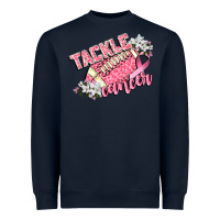 Navy tackle cancer Heavyweight Sweatshirt - CowGirlArtShop