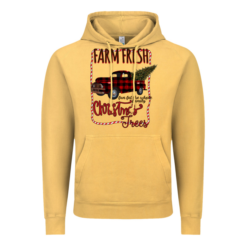 Farm Fresh Christmas Vintage Hoodie by Bettercallsaul | Teevron