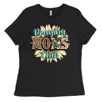 Black praying moms club Ladies Tee - NancyCooperArtShop
