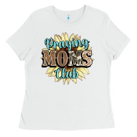 White praying moms club Ladies Tee - NancyCooperArtShop