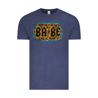 Vintage Denim Leopard Pattern Babe Tried Vintage Tee - Bettercallsaul