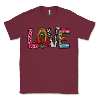 Burgundy our lady of guadalupe love Classic Tee - Jasminsmagicworld