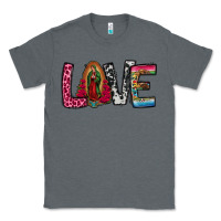 Charcoal Heather our lady of guadalupe love Classic Tee - Jasminsmagicworld