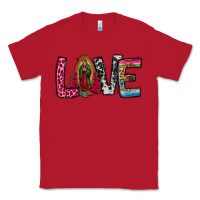 Red our lady of guadalupe love Classic Tee - Jasminsmagicworld