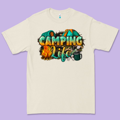 Camping Life Premium Tee Designed By Nancycooperartshop