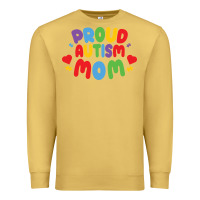 Antique Gold LIL Autism Mom Premium Sweatshirt - CowhideDigitalArt