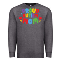 Charcoal Heather LIL Autism Mom Premium Sweatshirt - CowhideDigitalArt
