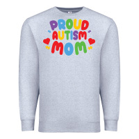 Heather Grey LIL Autism Mom Premium Sweatshirt - CowhideDigitalArt