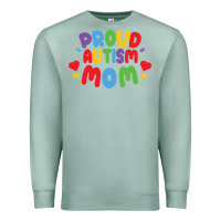 Seafoam LIL Autism Mom Premium Sweatshirt - CowhideDigitalArt