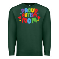 Sports Green LIL Autism Mom Premium Sweatshirt - CowhideDigitalArt