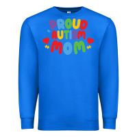 True Royal LIL Autism Mom Premium Sweatshirt - CowhideDigitalArt