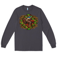 Smoke Western Christmas Rodeo Distressed Long Sleeve Tee - RanaPortraitStore