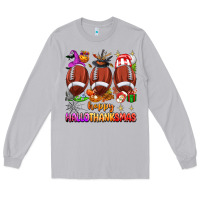 Moon Dust happy hallothanksmas football Long Sleeve Tee - texasbilliewilder