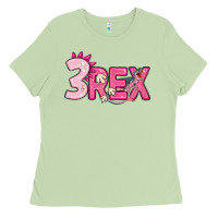 Matcha pink three rex Ladies Tee - MaliasSmallBusiness