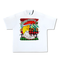 White Believe In Hope Santa Moon Urban Heavy Tee - Bettercallsaul