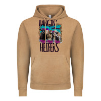 Hangin With My Heifers Vintage Hoodie | Teevron