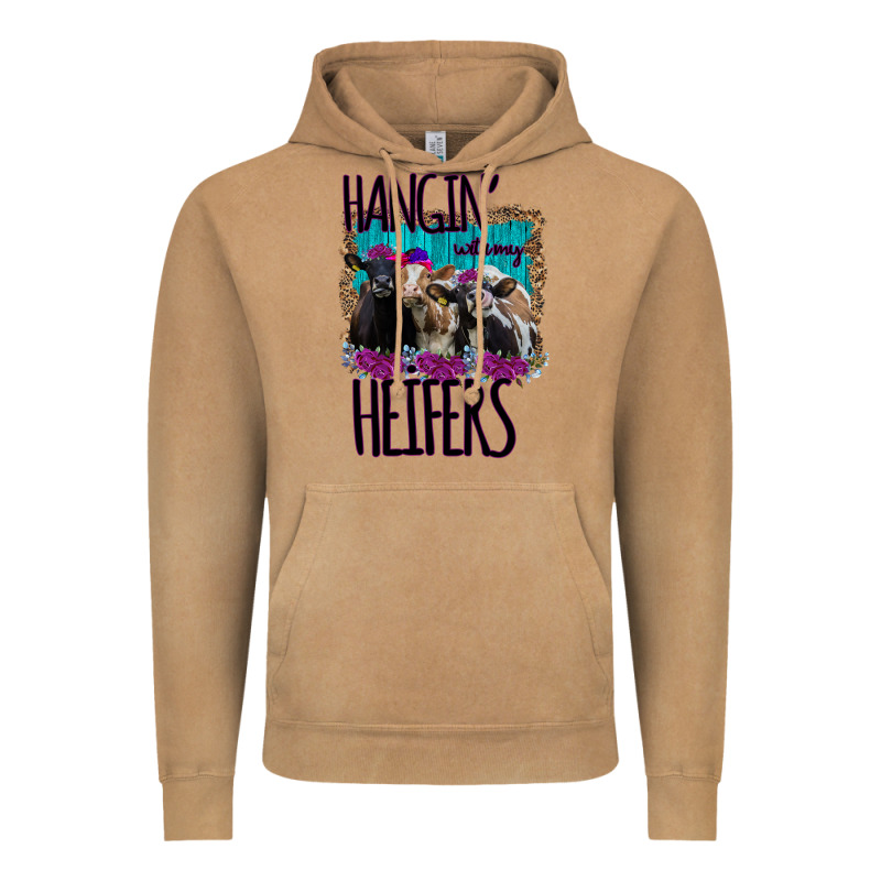 Hangin With My Heifers Vintage Hoodie by Bettercallsaul | Teevron