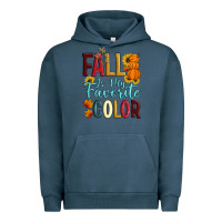Pigment Midnight Navy Fall Is My Favorite Color Urban Hoodie - Artiststas