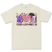 Bone peace love make up Premium Tee - MaliasSmallBusiness