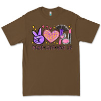 Cacao peace love make up Premium Tee - MaliasSmallBusiness