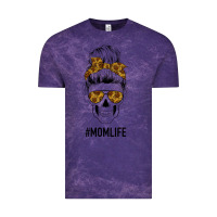 Cloud Purple Sunflower Mom Skull Vintage Tee - Bettercallsaul