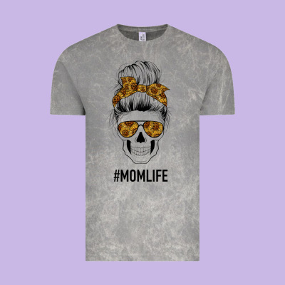 Sunflower Mom Skull Vintage Tee Designed By Bettercallsaul