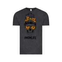 Vintage Black Sunflower Mom Skull Vintage Tee - Bettercallsaul