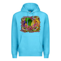 Ocean Blue mardi gras mask king cake Premium Hoodie - RanaPortraitStore