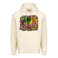 Tofu mardi gras mask king cake Premium Hoodie - RanaPortraitStore