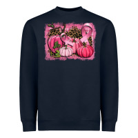 Navy cancer pumpkins Heavyweight Sweatshirt - CowGirlArtShop