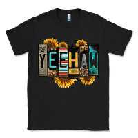 Black yeehaw license plate letters Classic Tee - Jasminsmagicworld