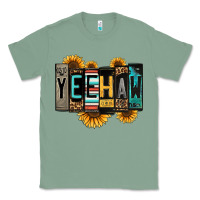 Sage yeehaw license plate letters Classic Tee - Jasminsmagicworld