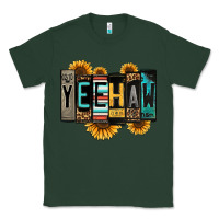 Sports Green yeehaw license plate letters Classic Tee - Jasminsmagicworld