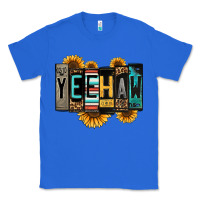True Royal yeehaw license plate letters Classic Tee - Jasminsmagicworld