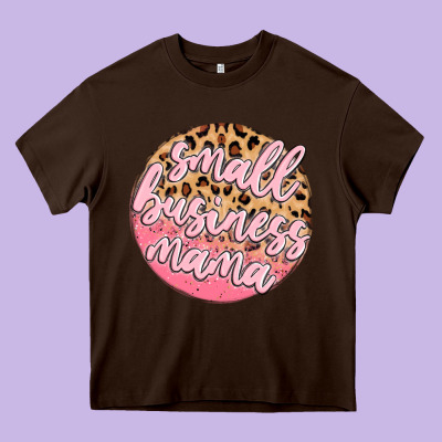 Small Business Mama Heavy Core Tee Designed By Maliassmallbusiness