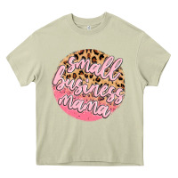 Mossy small business mama Heavy Core Tee - MaliasSmallBusiness