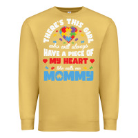 Antique Gold lil autism mom Premium Sweatshirt - CowhideDigitalArt