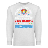 Oatmeal Heather lil autism mom Premium Sweatshirt - CowhideDigitalArt