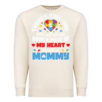 Sandshell lil autism mom Premium Sweatshirt - CowhideDigitalArt