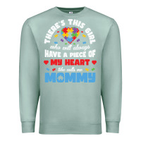 Seafoam lil autism mom Premium Sweatshirt - CowhideDigitalArt