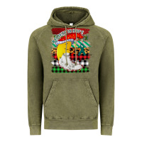 Vintage Olive Christmas Brushstrokes Moon Vintage Hoodie - Bettercallsaul