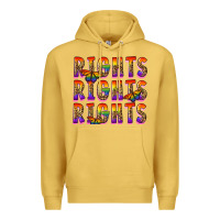Antique Gold rights rights rights pride Premium Hoodie - FaDigitalArtStudio