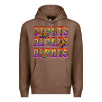 Chestnut rights rights rights pride Premium Hoodie - FaDigitalArtStudio