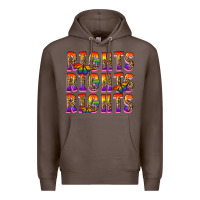Coffee rights rights rights pride Premium Hoodie - FaDigitalArtStudio