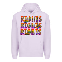 Lilac rights rights rights pride Premium Hoodie - FaDigitalArtStudio
