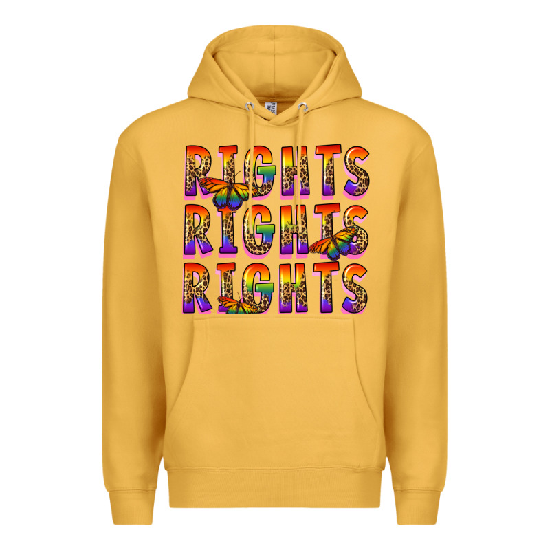 Rights Rights Rights Pride Premium Hoodie by FaDigitalArtStudio | Teevron