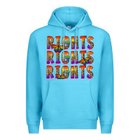 Ocean Blue rights rights rights pride Premium Hoodie - FaDigitalArtStudio